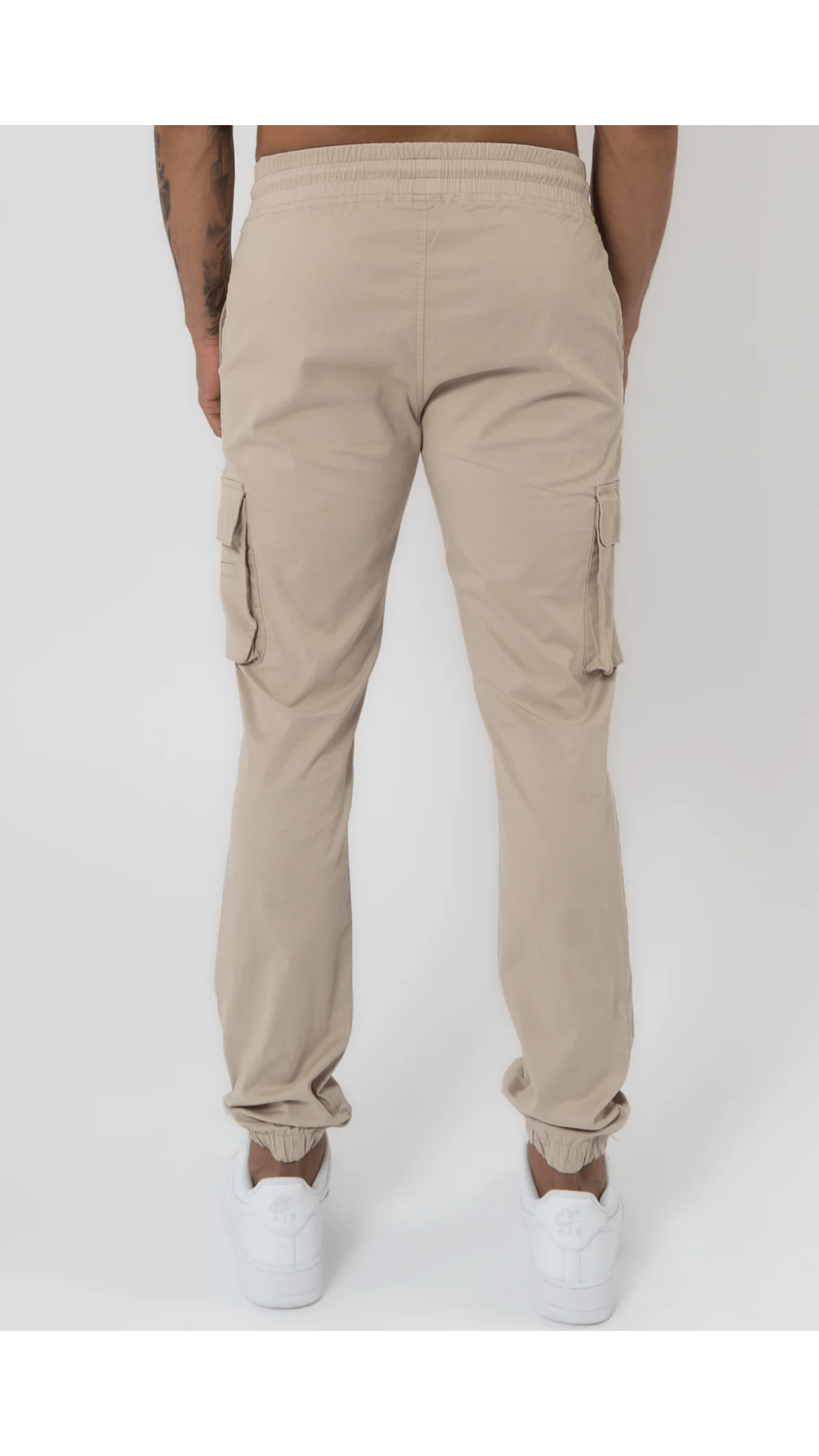 K15 - CARGO PANTS - BEIGE - Sarman Fashion - Wholesale Clothing Fashion Brand for Men from Canada