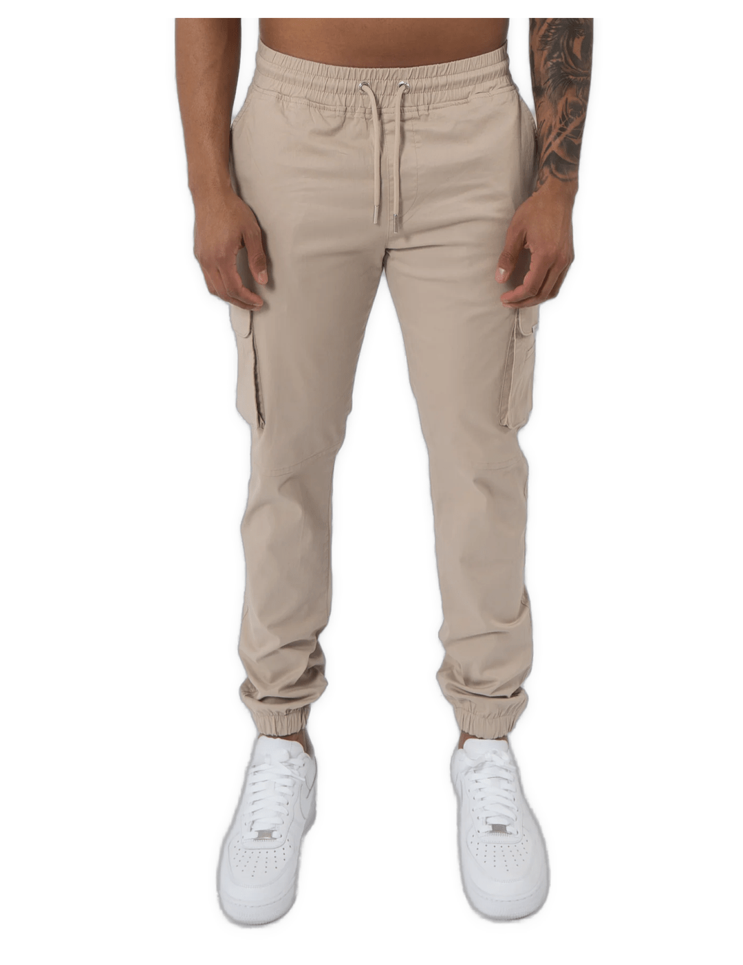 K15 - CARGO PANTS - BEIGE - Sarman Fashion - Wholesale Clothing Fashion Brand for Men from Canada
