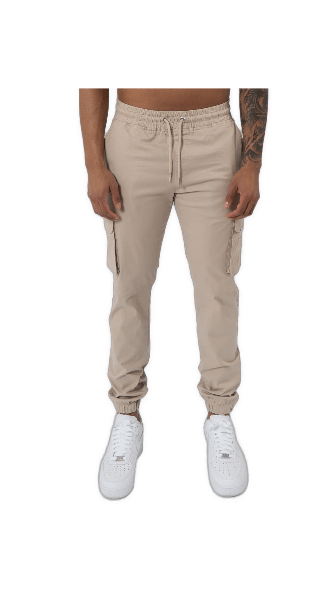 K15 - CARGO PANTS - BEIGE - Sarman Fashion - Wholesale Clothing Fashion Brand for Men from Canada