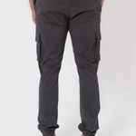 K16 - CARGO PANTS - DARK GREY - Sarman Fashion - Wholesale Clothing Fashion Brand for Men from Canada
