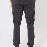 K16 - CARGO PANTS - DARK GREY - Sarman Fashion - Wholesale Clothing Fashion Brand for Men from Canada