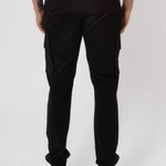 K17 - CARGO PANTS - BLACK - Sarman Fashion - Wholesale Clothing Fashion Brand for Men from Canada