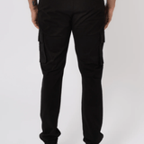 K17 - CARGO PANTS - BLACK - Sarman Fashion - Wholesale Clothing Fashion Brand for Men from Canada