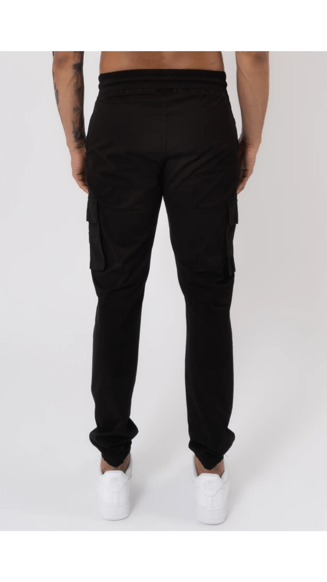 K17 - CARGO PANTS - BLACK - Sarman Fashion - Wholesale Clothing Fashion Brand for Men from Canada