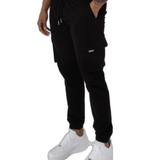 K17 - CARGO PANTS - BLACK - Sarman Fashion - Wholesale Clothing Fashion Brand for Men from Canada