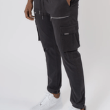 K20 - V2 ZIP DETAILS CARGO PANTS - DARK GREY - Sarman Fashion - Wholesale Clothing Fashion Brand for Men from Canada