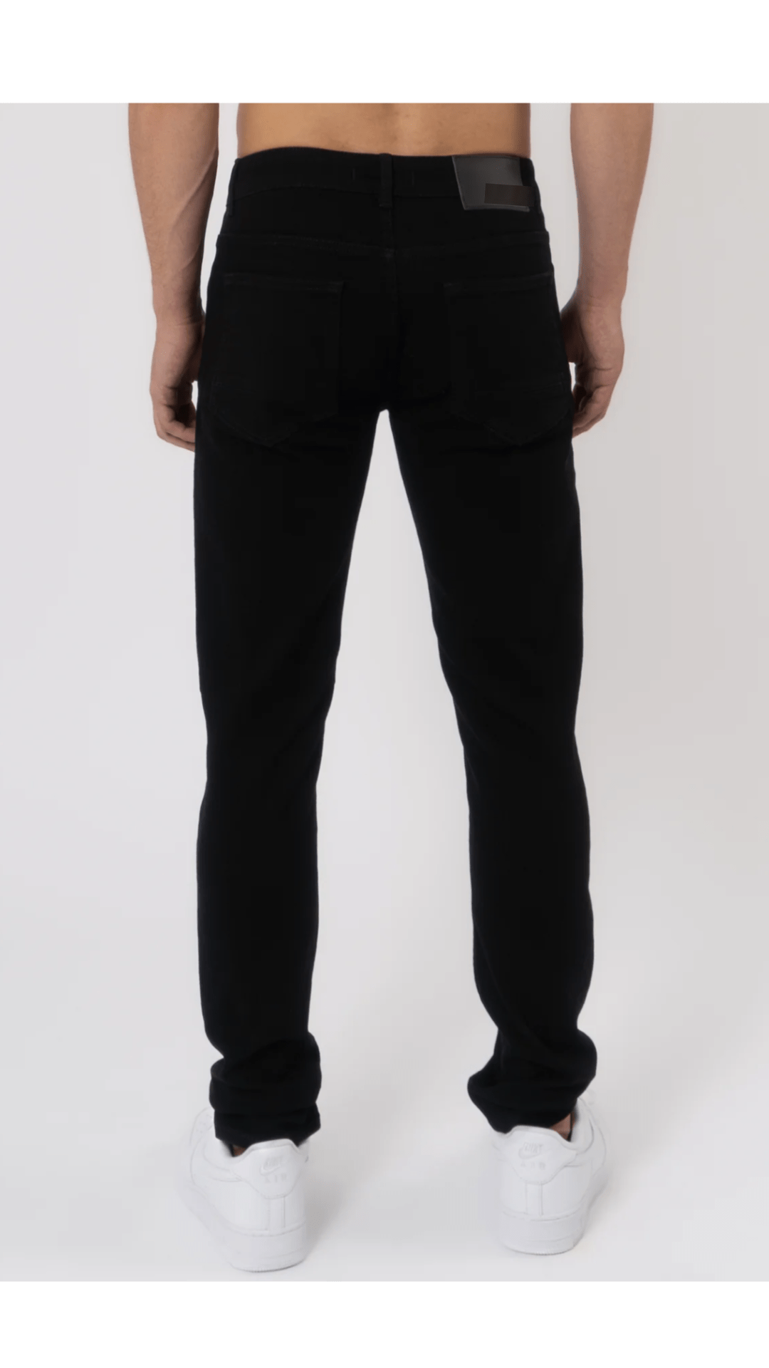 K24 - SLIM FIT JEANS WASHED - BLACK - Sarman Fashion - Wholesale Clothing Fashion Brand for Men from Canada
