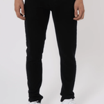 K24 - SLIM FIT JEANS WASHED - BLACK - Sarman Fashion - Wholesale Clothing Fashion Brand for Men from Canada