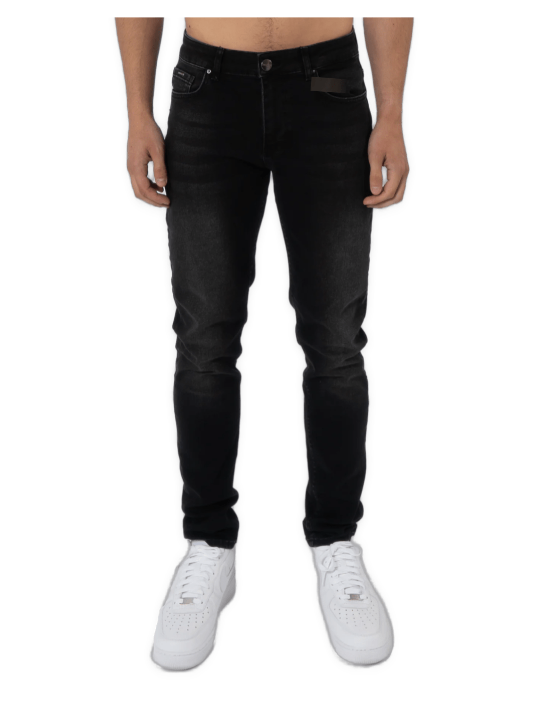 K25 - SLIM FIT JEANS WASHED - GREY - Sarman Fashion - Wholesale Clothing Fashion Brand for Men from Canada