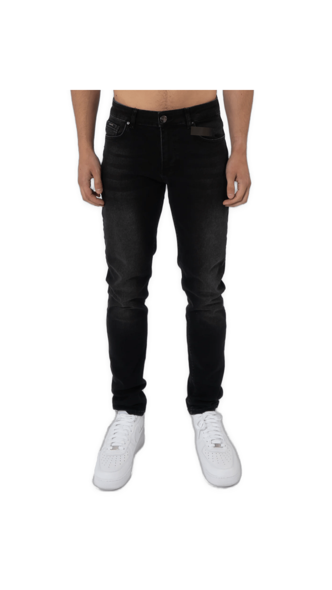 K25 - SLIM FIT JEANS WASHED - GREY - Sarman Fashion - Wholesale Clothing Fashion Brand for Men from Canada