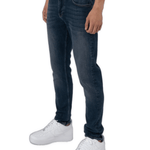 K26 - SLIM FIT JEANS WASHED - MID BLUE - Sarman Fashion - Wholesale Clothing Fashion Brand for Men from Canada