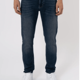 K26 - SLIM FIT JEANS WASHED - MID BLUE - Sarman Fashion - Wholesale Clothing Fashion Brand for Men from Canada