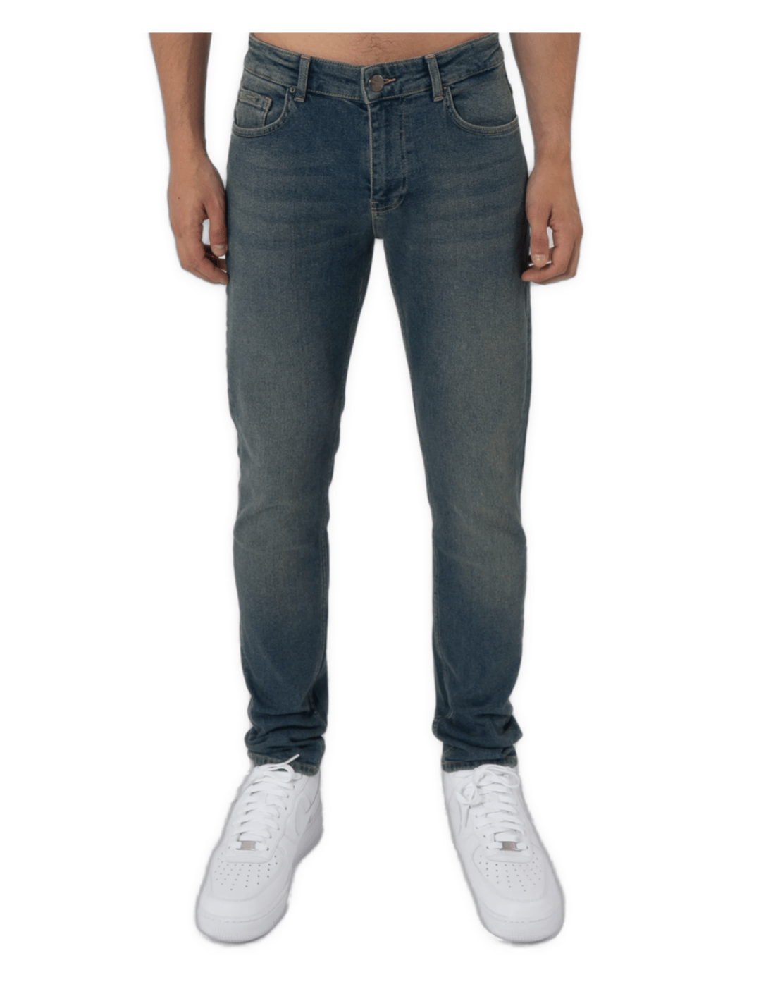 K27 - SLIM FIT JEANS WASHED - STONE BLUE - Sarman Fashion - Wholesale Clothing Fashion Brand for Men from Canada