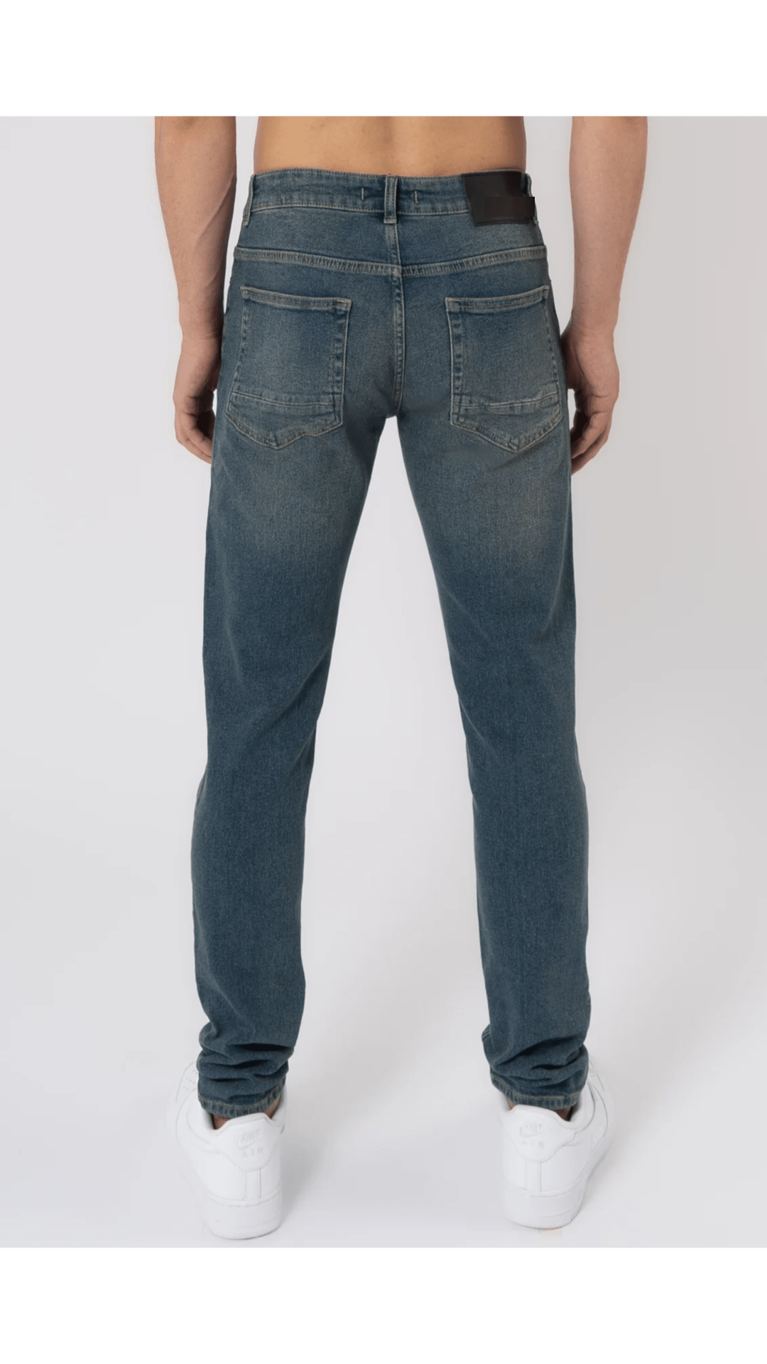 K27 - SLIM FIT JEANS WASHED - STONE BLUE - Sarman Fashion - Wholesale Clothing Fashion Brand for Men from Canada