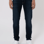 K28 - SLIM FIT JEANS WASHED - DARK BLUE - Sarman Fashion - Wholesale Clothing Fashion Brand for Men from Canada