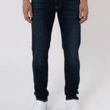 K28 - SLIM FIT JEANS WASHED - DARK BLUE - Sarman Fashion - Wholesale Clothing Fashion Brand for Men from Canada