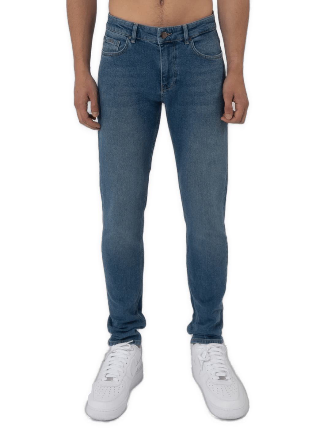 K29 - SLIM FIT JEANS WASHED - LIGHT BLUE - Sarman Fashion - Wholesale Clothing Fashion Brand for Men from Canada