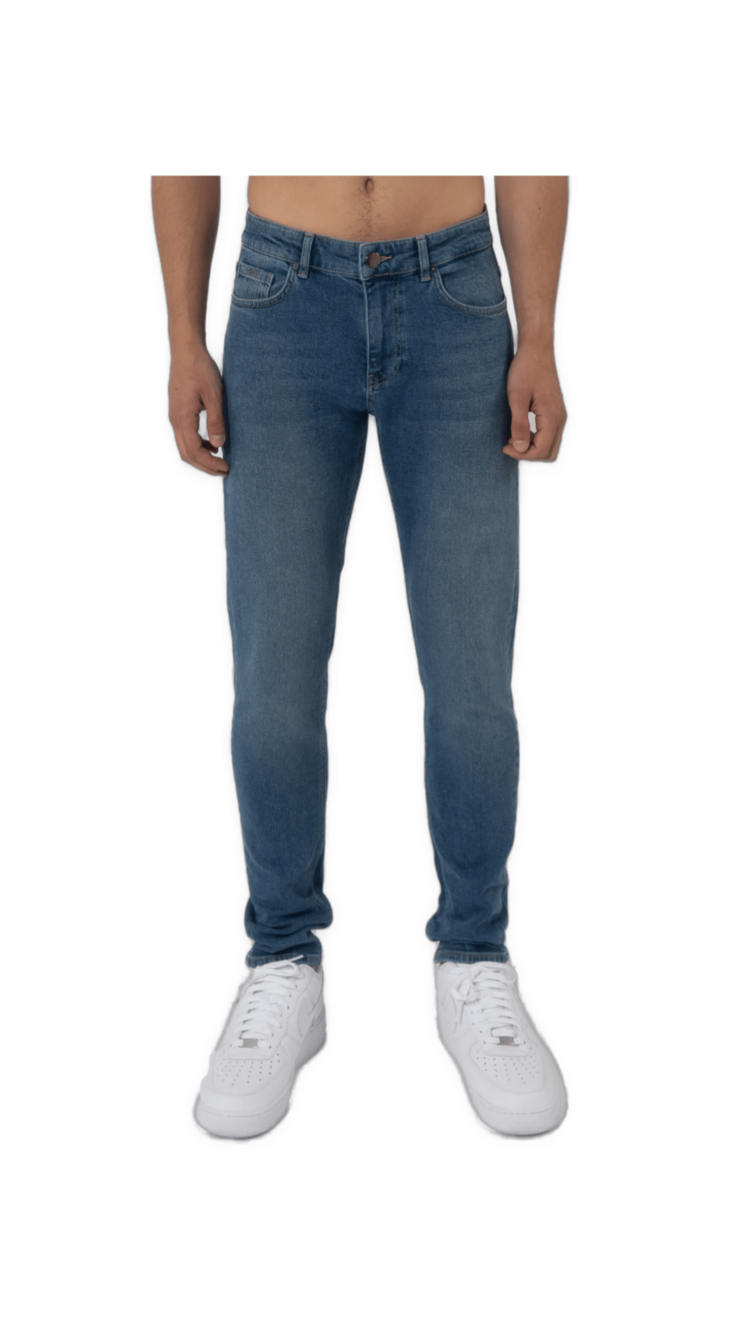 K29 - SLIM FIT JEANS WASHED - LIGHT BLUE - Sarman Fashion - Wholesale Clothing Fashion Brand for Men from Canada