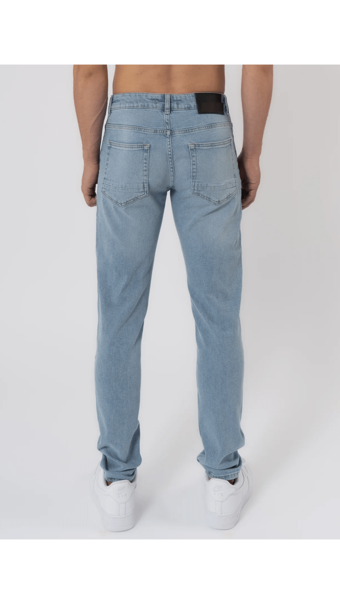 K30 - SLIM FIT JEANS WASHED - ICE BLUE - Sarman Fashion - Wholesale Clothing Fashion Brand for Men from Canada