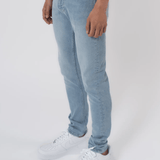 K30 - SLIM FIT JEANS WASHED - ICE BLUE - Sarman Fashion - Wholesale Clothing Fashion Brand for Men from Canada