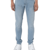 K30 - SLIM FIT JEANS WASHED - ICE BLUE - Sarman Fashion - Wholesale Clothing Fashion Brand for Men from Canada