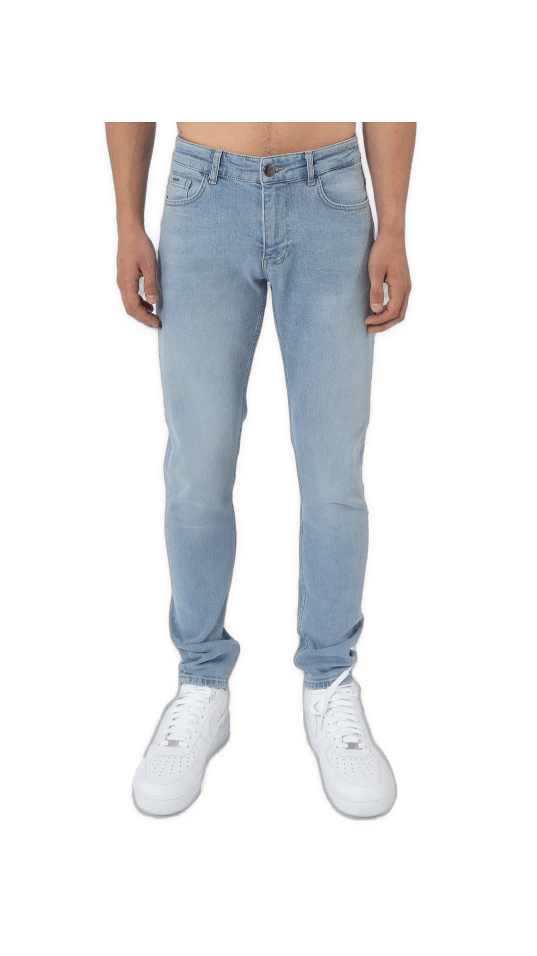 K30 - SLIM FIT JEANS WASHED - ICE BLUE - Sarman Fashion - Wholesale Clothing Fashion Brand for Men from Canada