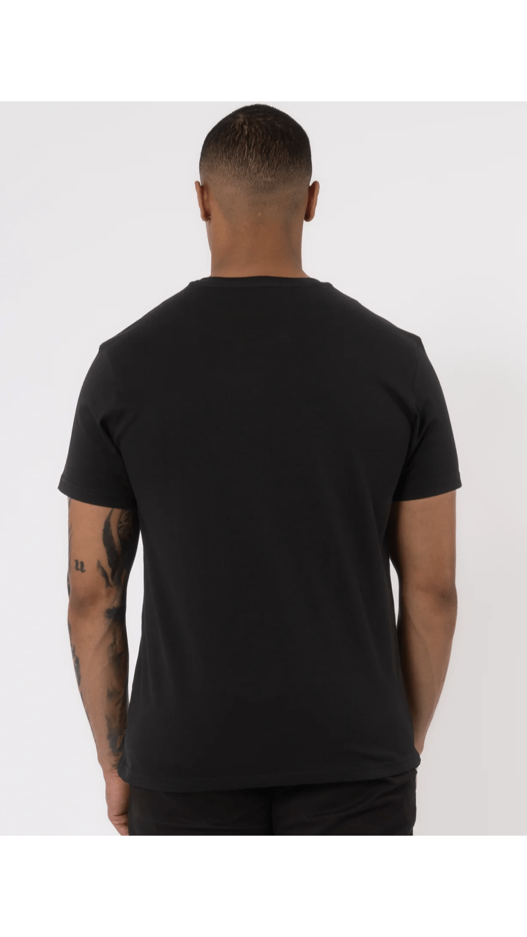K31 - T - SHIRT - BLACK - Sarman Fashion - Wholesale Clothing Fashion Brand for Men from Canada