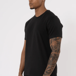 K31 - T - SHIRT - BLACK - Sarman Fashion - Wholesale Clothing Fashion Brand for Men from Canada
