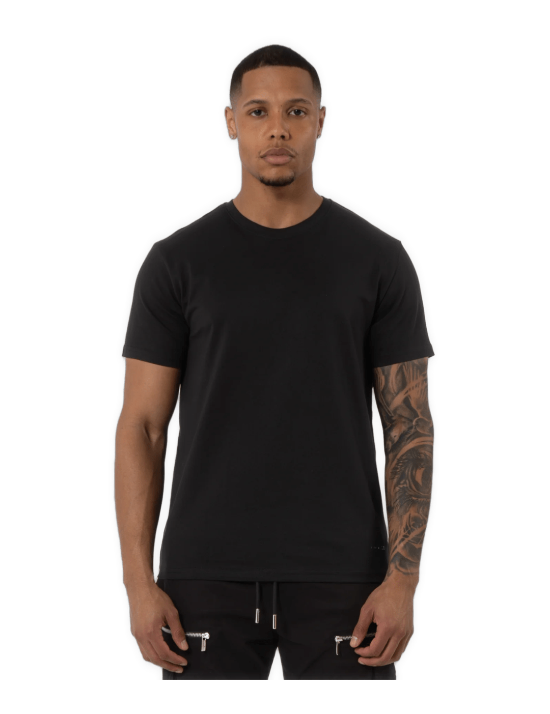 K31 - T - SHIRT - BLACK - Sarman Fashion - Wholesale Clothing Fashion Brand for Men from Canada