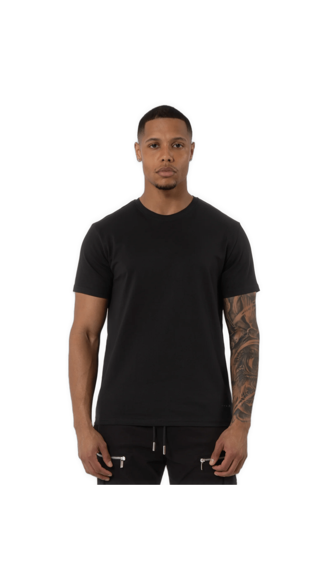 K31 - T - SHIRT - BLACK - Sarman Fashion - Wholesale Clothing Fashion Brand for Men from Canada