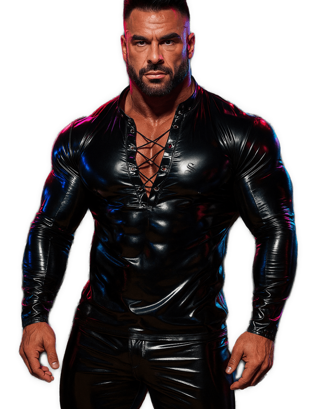 Kabala 2 - V - Neck Long Sleeve Shirt for Men - Sarman Fashion - Wholesale Clothing Fashion Brand for Men from Canada