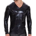 Kabala - Velvet V - Neck Long Sleeve Shirt for Men - Sarman Fashion - Wholesale Clothing Fashion Brand for Men from Canada