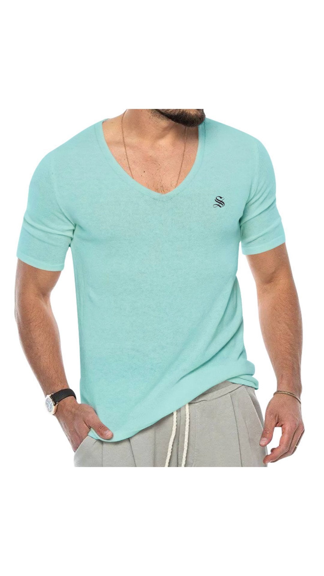 Kabalo - Short Sleeves Shirt for Men - Sarman Fashion - Wholesale Clothing Fashion Brand for Men from Canada