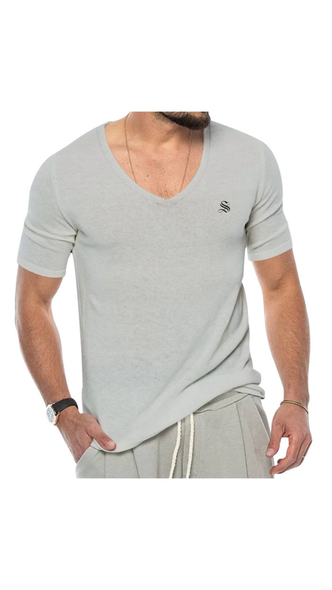 Kabalo - Short Sleeves Shirt for Men - Sarman Fashion - Wholesale Clothing Fashion Brand for Men from Canada