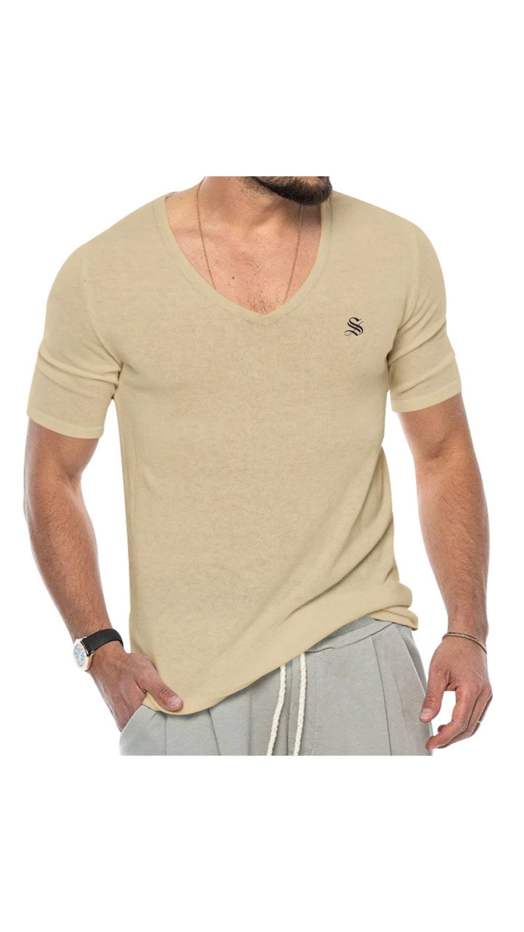 Kabalo - Short Sleeves Shirt for Men - Sarman Fashion - Wholesale Clothing Fashion Brand for Men from Canada