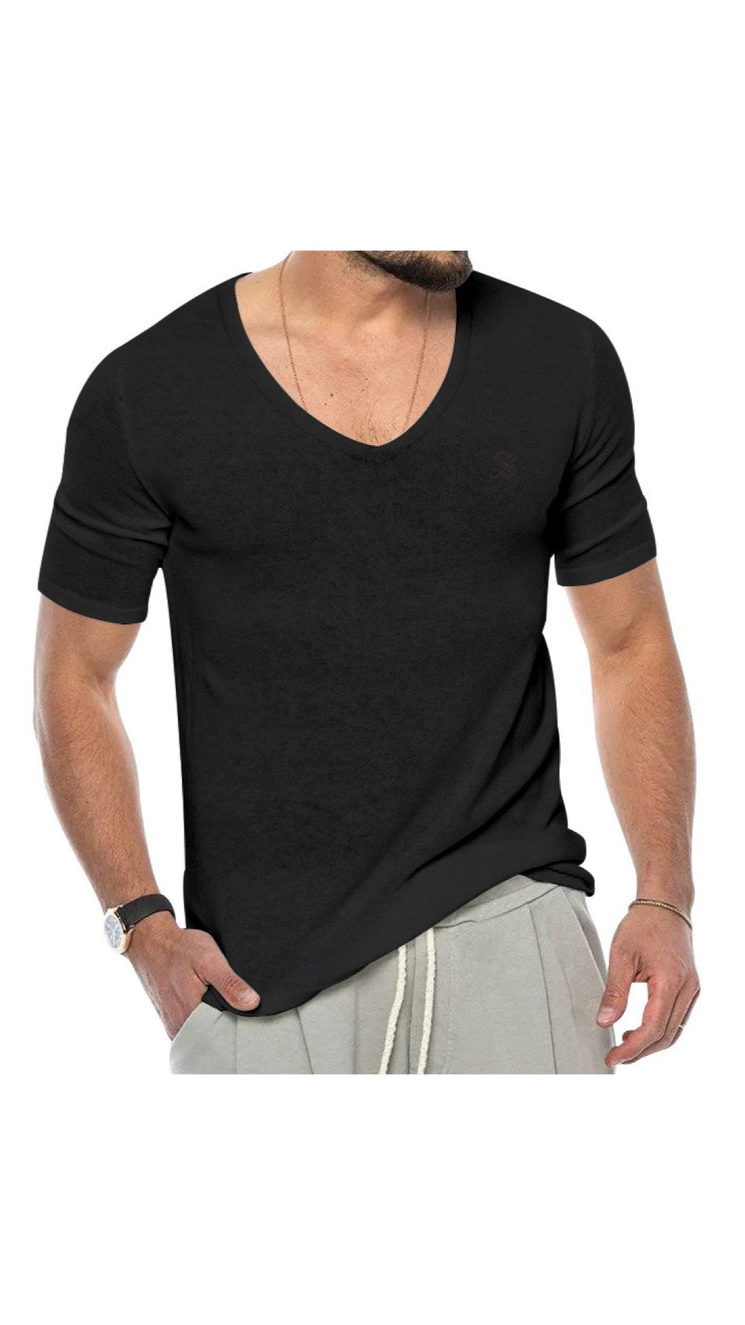 Kabalo - Short Sleeves Shirt for Men - Sarman Fashion - Wholesale Clothing Fashion Brand for Men from Canada