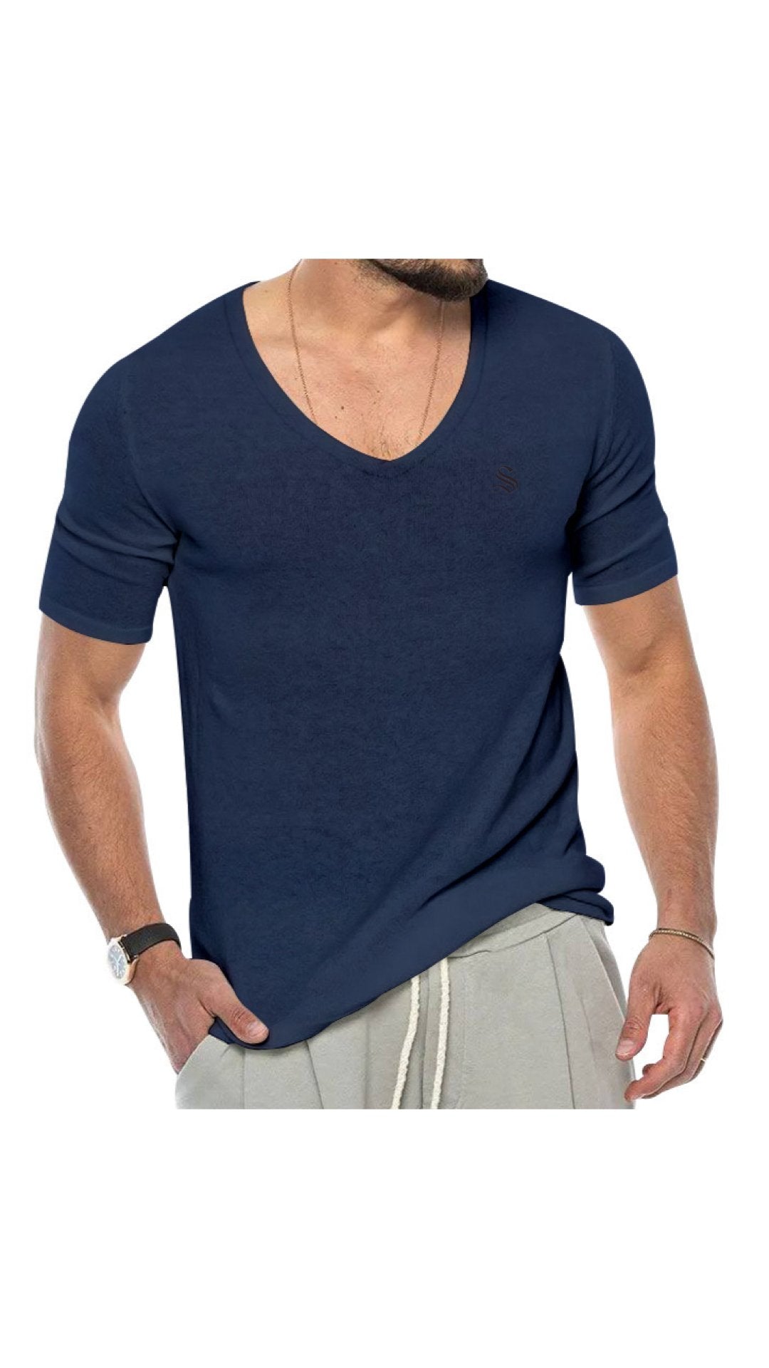 Kabalo - Short Sleeves Shirt for Men - Sarman Fashion - Wholesale Clothing Fashion Brand for Men from Canada