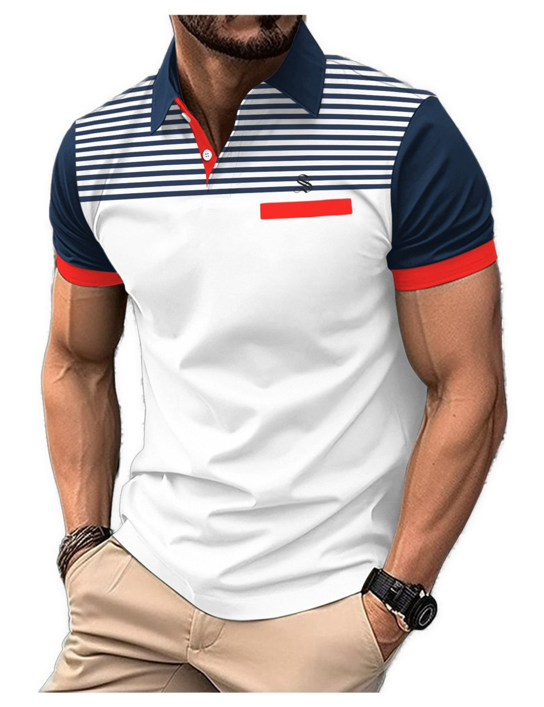 Kabaota - Polo Shirt for Mena - Sarman Fashion - Wholesale Clothing Fashion Brand for Men from Canada