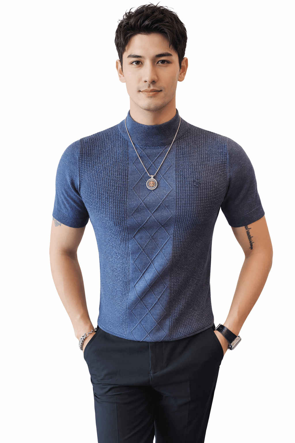 Kafi - T-Shirt for Men - Sarman Fashion - Wholesale Clothing Fashion Brand for Men from Canada