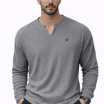 KAG - Long V - Neck Shirt for Men - Sarman Fashion - Wholesale Clothing Fashion Brand for Men from Canada