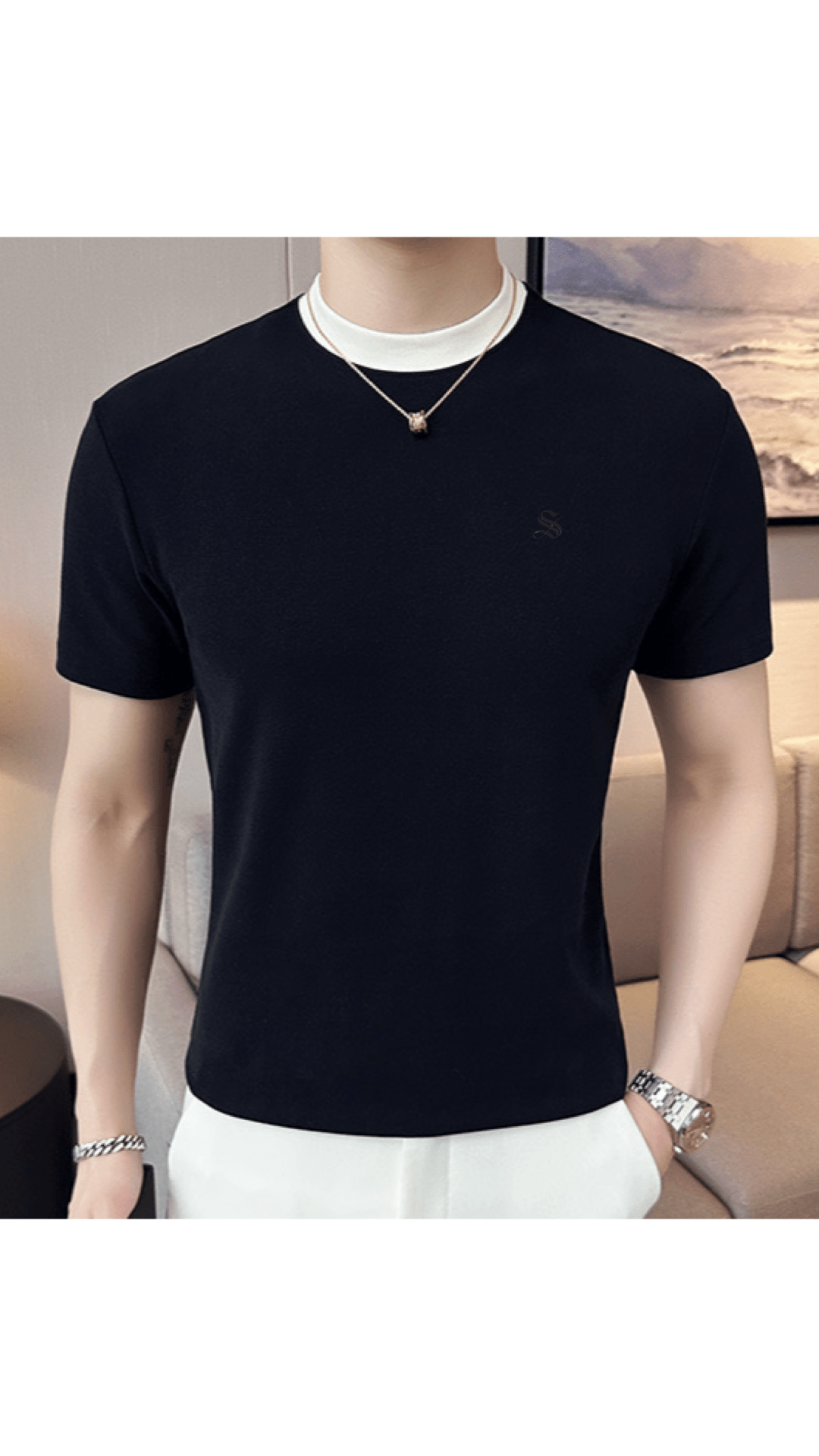 Kaha 2 - T-Shirt for Men - Sarman Fashion - Wholesale Clothing Fashion Brand for Men from Canada
