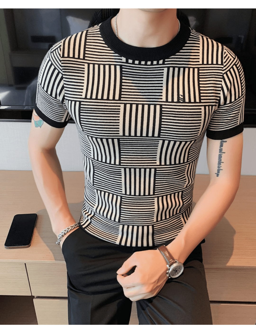 Kaha - T-Shirt for Men - Sarman Fashion - Wholesale Clothing Fashion Brand for Men from Canada