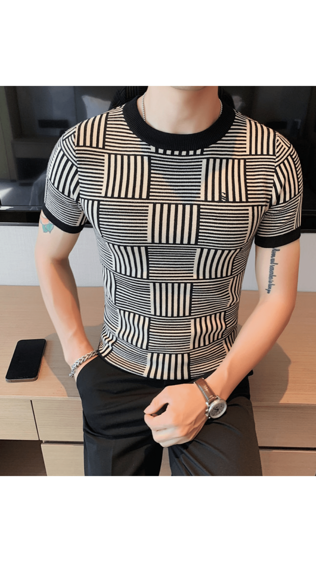 Kaha - T-Shirt for Men - Sarman Fashion - Wholesale Clothing Fashion Brand for Men from Canada