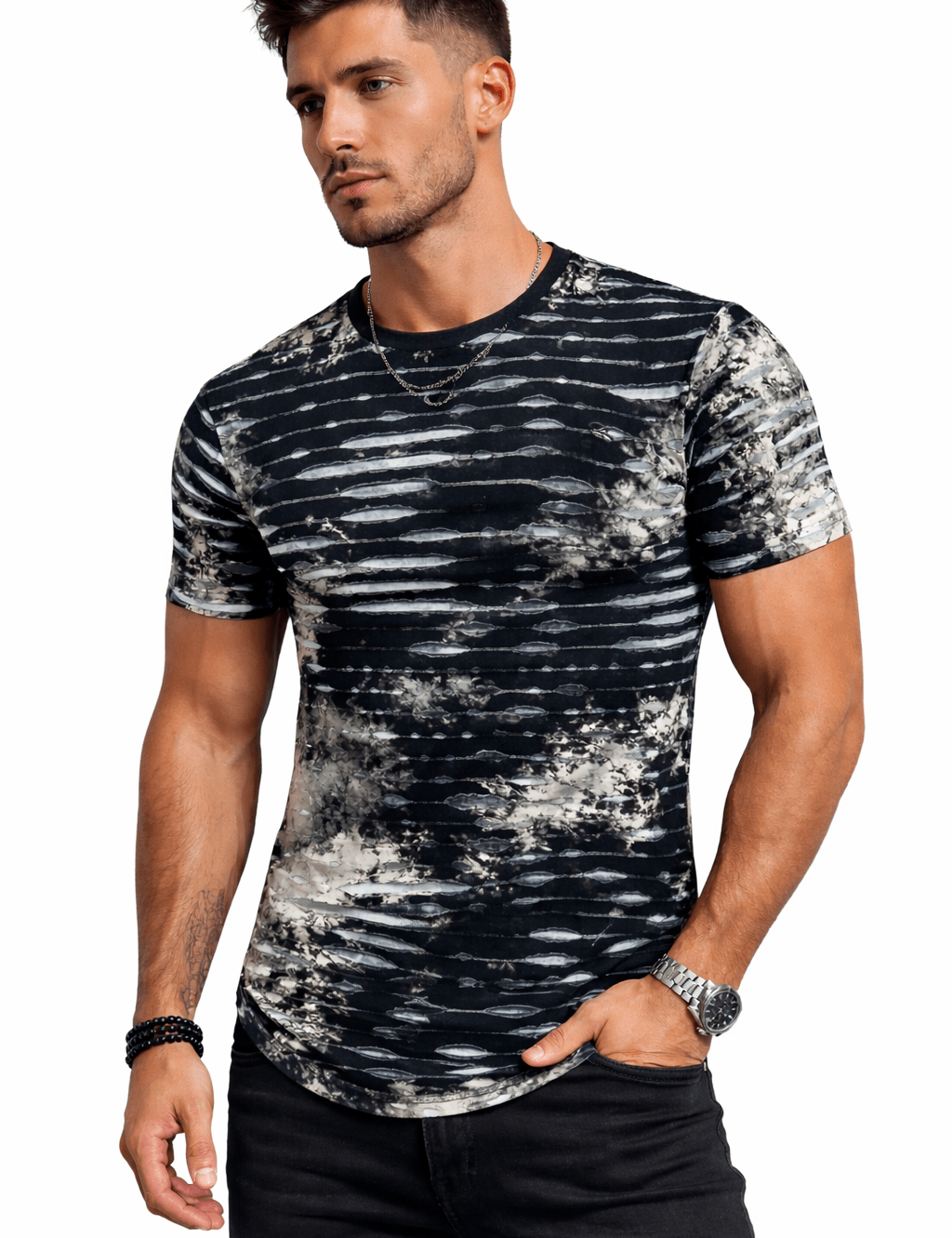 Kalibor - T-Shirt for Men - Sarman Fashion - Wholesale Clothing Fashion Brand for Men from Canada
