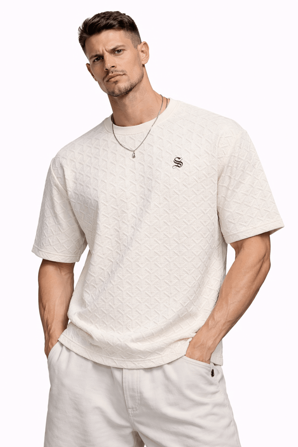 Kaob 2 - V - Neck T-Shirt for Men - Sarman Fashion - Wholesale Clothing Fashion Brand for Men from Canada