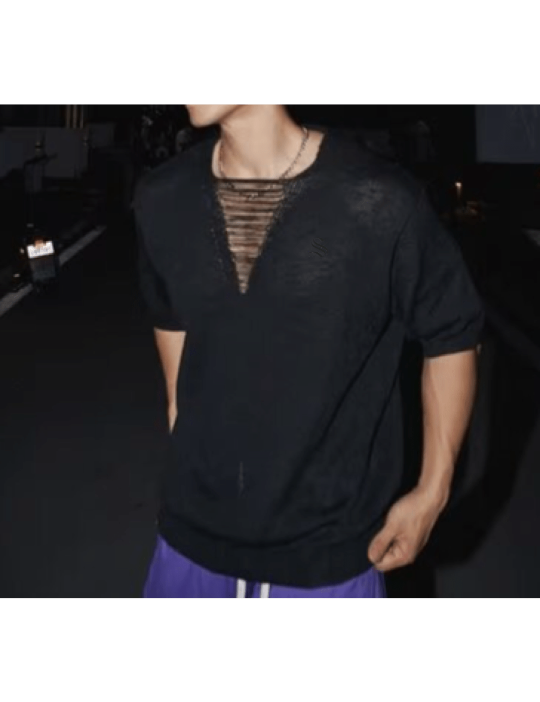Kaob 2 - V - Neck T-Shirt for Men - Sarman Fashion - Wholesale Clothing Fashion Brand for Men from Canada