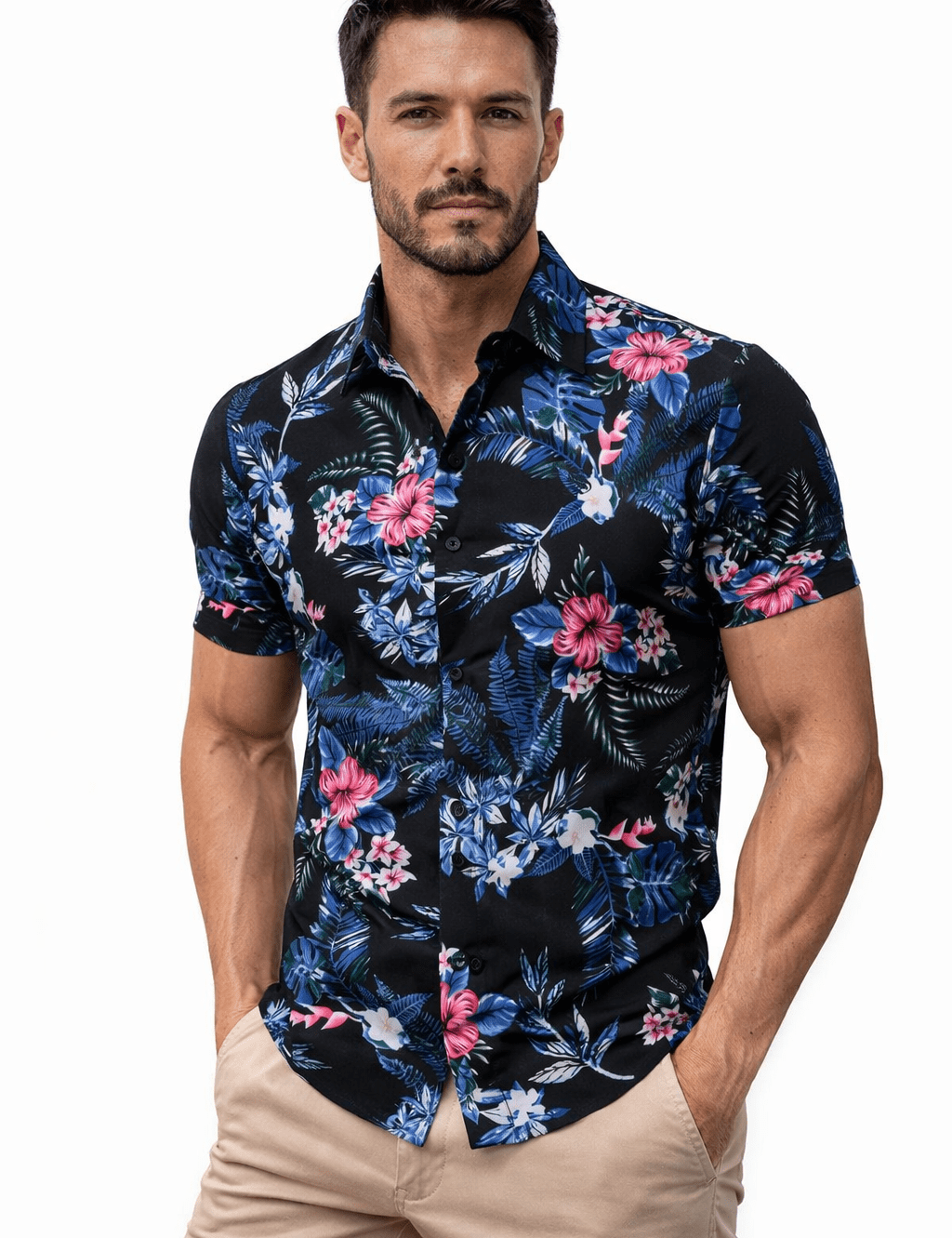 Karma - Short Sleeves Shirt for Men - Sarman Fashion - Wholesale Clothing Fashion Brand for Men from Canada