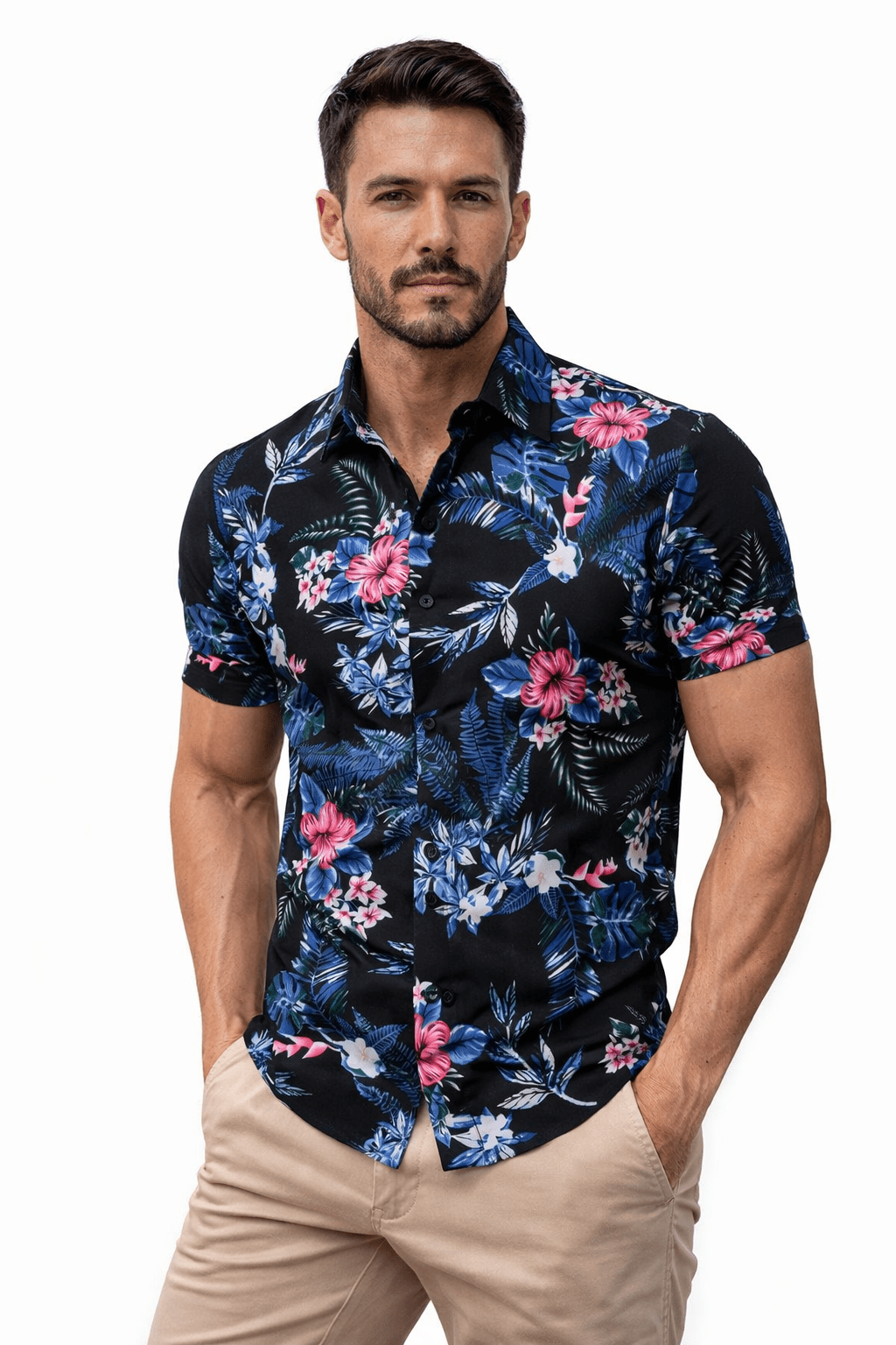 Karma - Short Sleeves Shirt for Men - Sarman Fashion - Wholesale Clothing Fashion Brand for Men from Canada