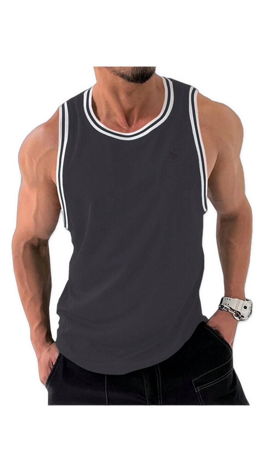 Karnav - Tank Top for Men - Sarman Fashion - Wholesale Clothing Fashion Brand for Men from Canada