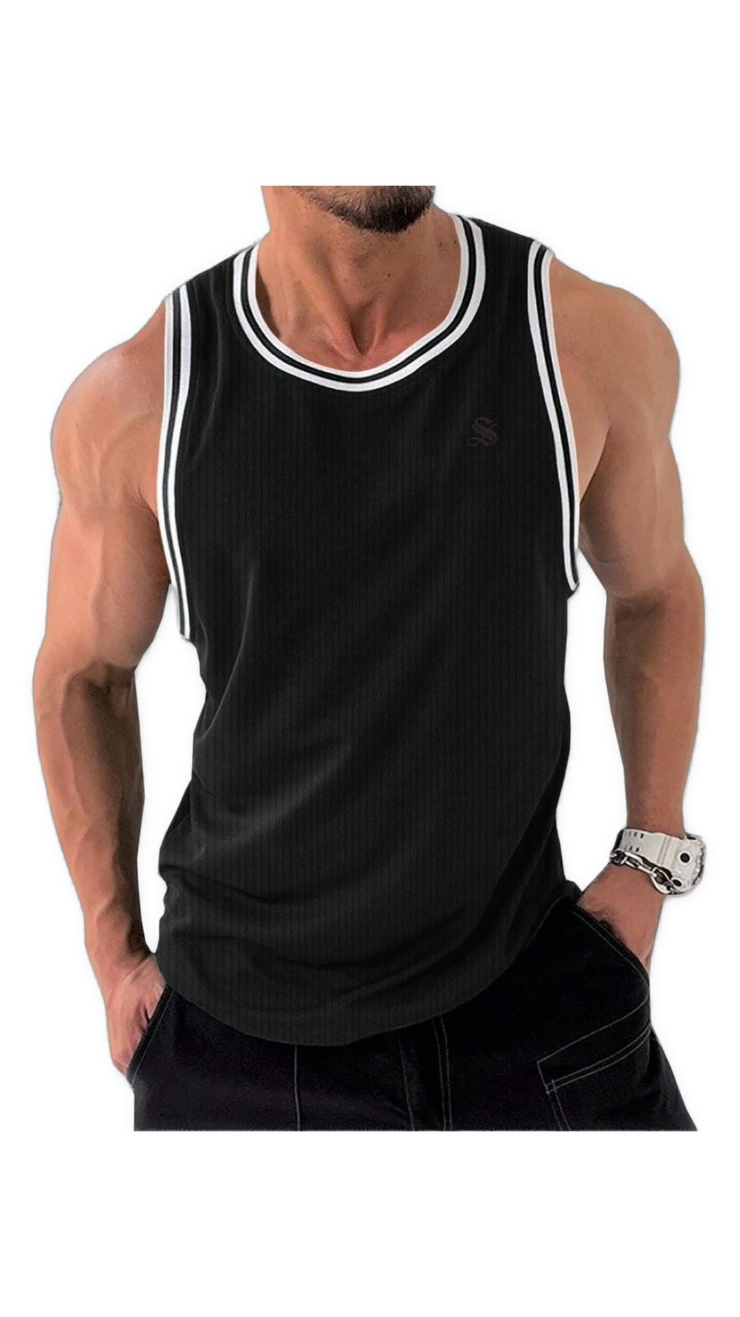 Karnav - Tank Top for Men - Sarman Fashion - Wholesale Clothing Fashion Brand for Men from Canada